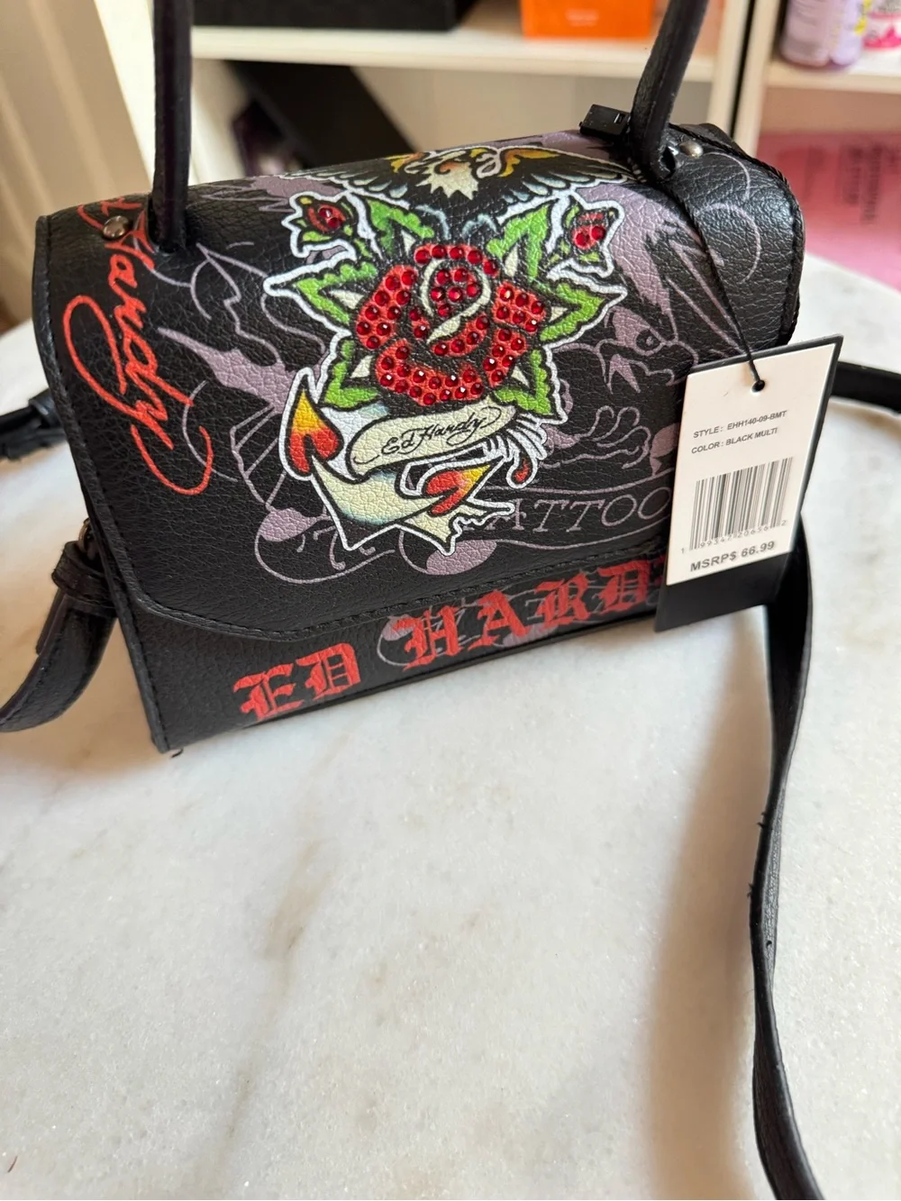 Ed Hardy adjustable strap